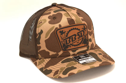 Biskit Built 3D Logo Hat – Richardson 112 (Duck Camo)