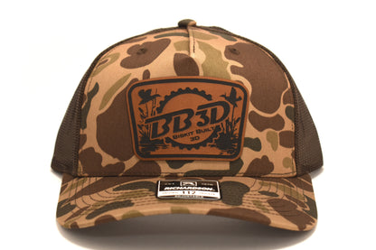 Biskit Built 3D Logo Hat – Richardson 112 (Duck Camo)